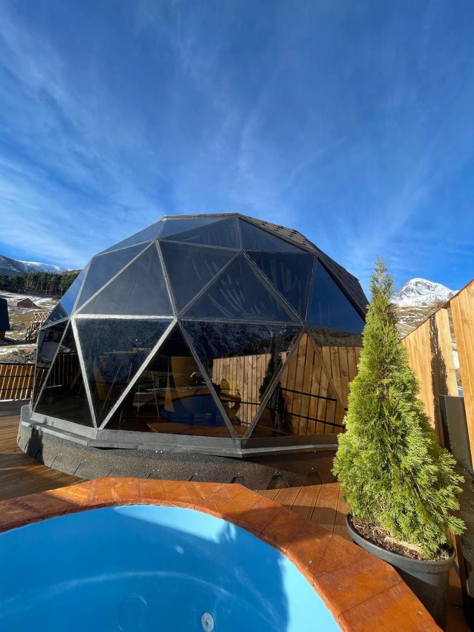 Вилла Gabua Glamping Казбеги Экстерьер фото
