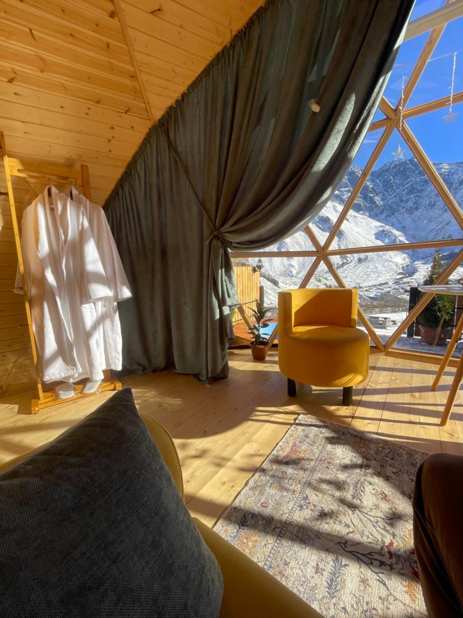 Вилла Gabua Glamping Казбеги Экстерьер фото